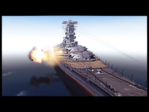 Biggest Battleship Ever Built – IJN Yamato vs USS Iowa | Men of War Assault Squad 2 Mod Gameplay