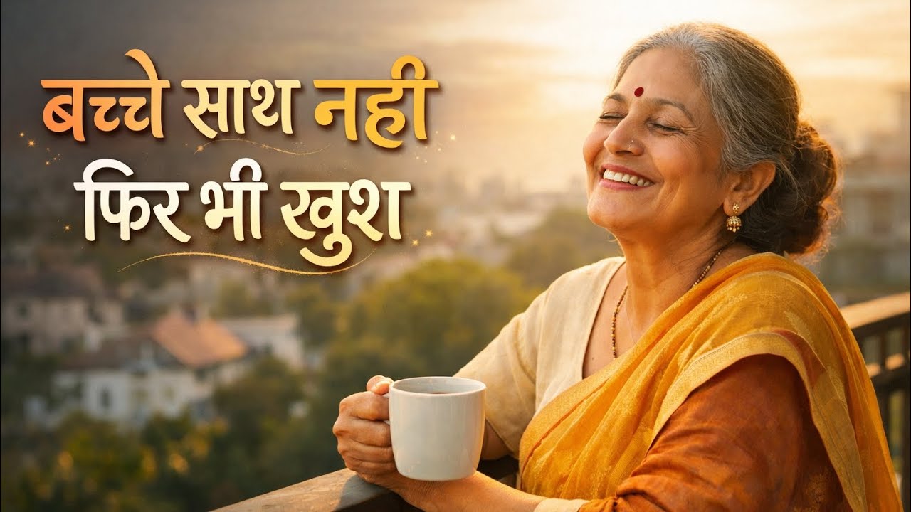 बुढ़ापे में खुश कैसे रहें ||बच्चे साथ नहीं फिर भी खुश ||