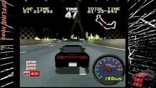 Tokyo Highway Battle (PS2) Level Speedrun: Kosoku Wangan (Class A Stock/2 Laps) - 5:50.702 (WR)