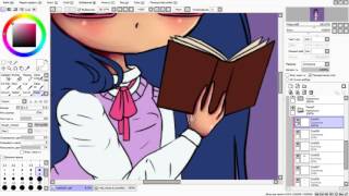 Spedpaint Twilight Sparkle Chibi Mane Six