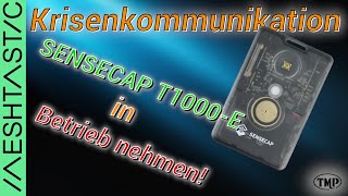 Sensecap Card Tracker T1000-E! Install Meshtastic software.