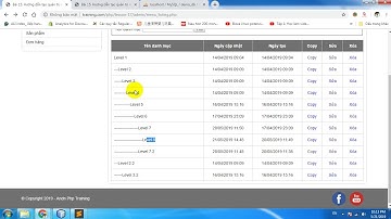 Bài 18: Xóa menu đa cấp với giải thuật đệ quy trong quản trị PHP