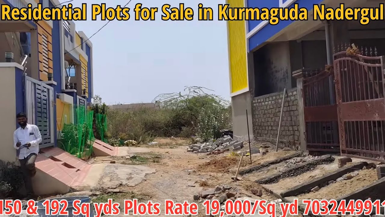 Residential plot for Sale in Kurmaguda Mallapur to Nadergul Road 150
