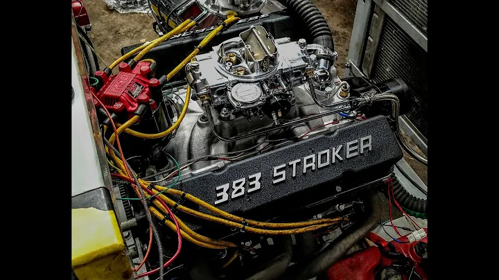 383 Stroker on the run stand.