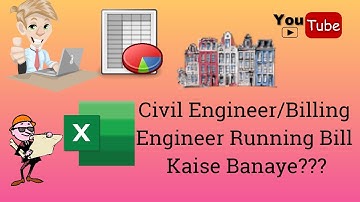 Running Account Bill (RA Bill) in  Excel. !! Part-1  "Measurement Sheet"-Civil Construction.