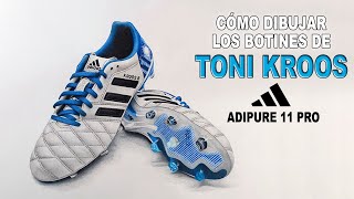 Cómo dibujar los botines de TONI KROOS / ADIDAS ADIPURE 11 PRO