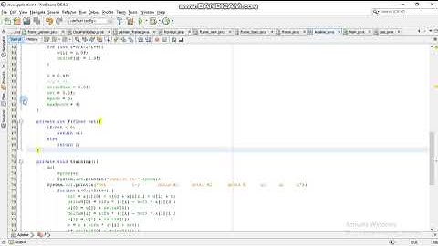 Penerapan Adaline di Java Netbeans