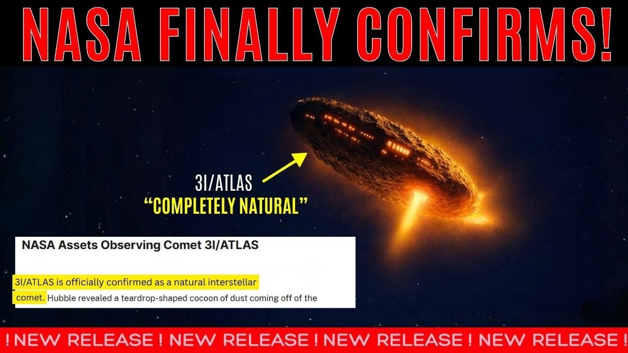 3I/ATLAS Update: Strange, Interstellar, but Completely Natural! - YouTube