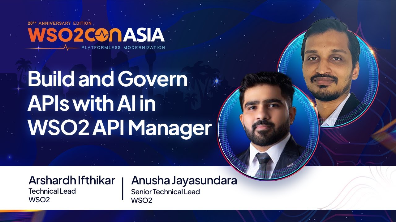 Build and Govern APIs with AI in WSO2 API Manager | WSO2Con Asia 2025 ...