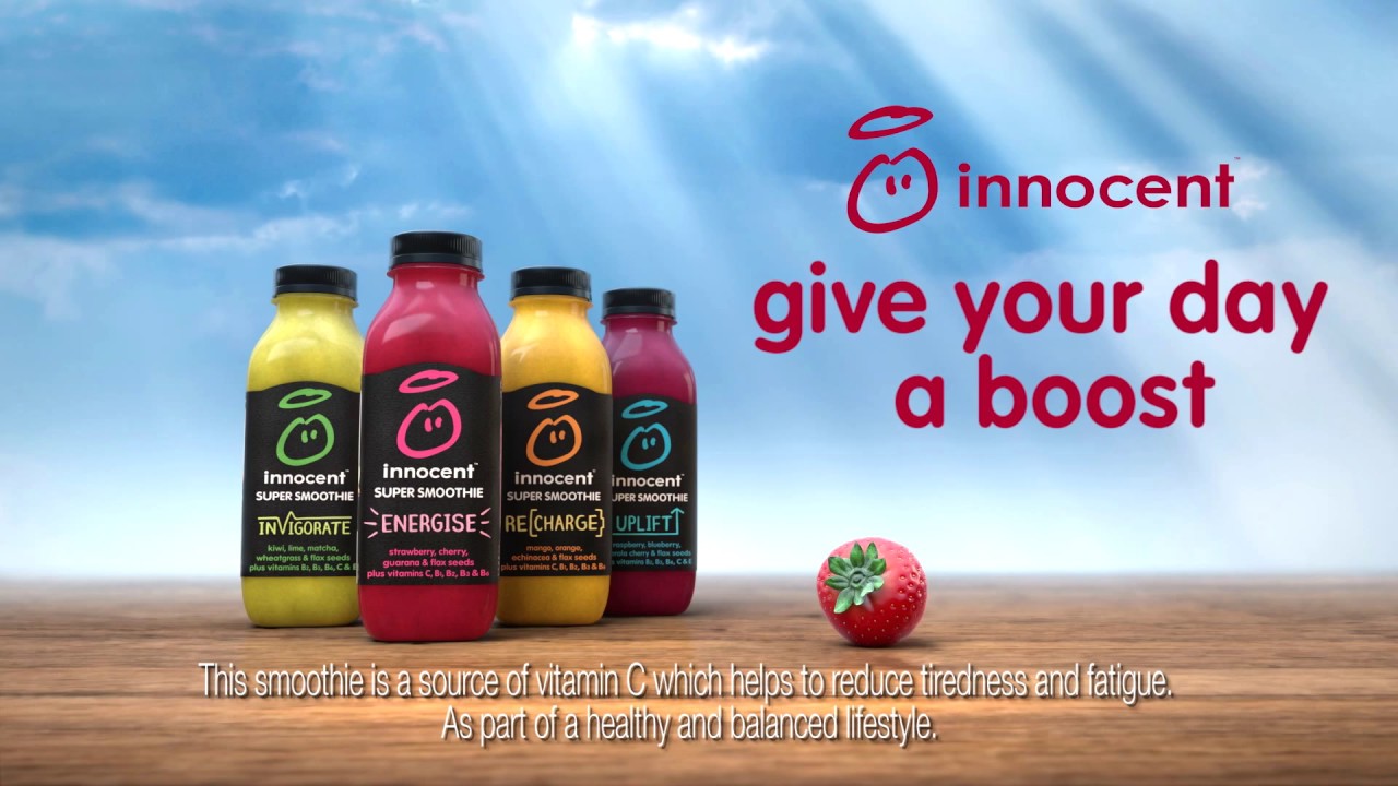 innocent super smoothies. Bursting with good stuff. - YouTube