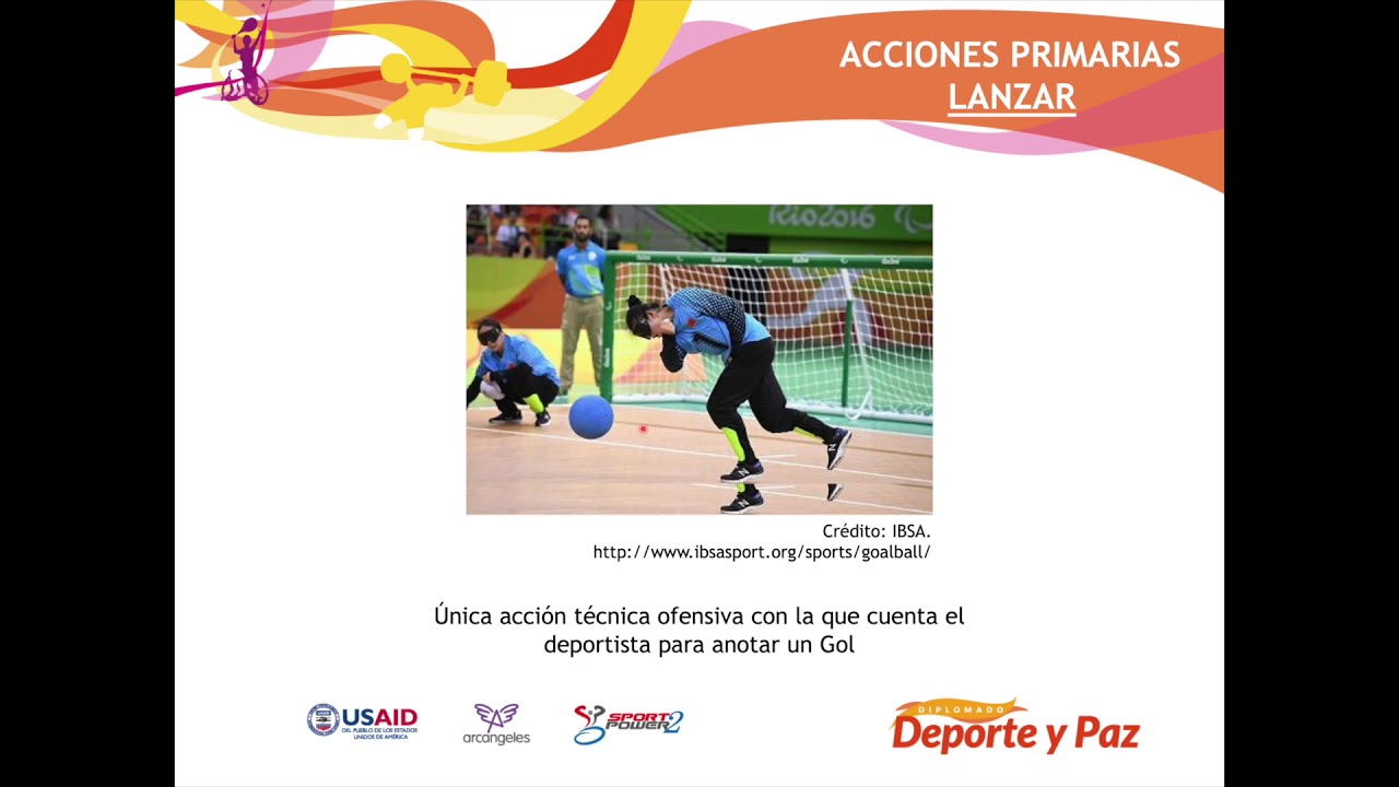 3  Acciones técnicas en el Goalball