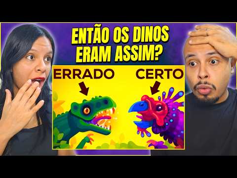 REACT: Como os dinossauros pareciam DE VERDADE? | Em Poucas Palavras