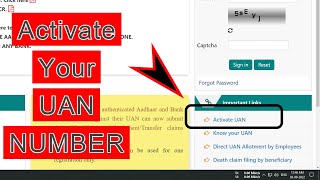 How to activate/register the UAN number || Activate Your UAN Number Online