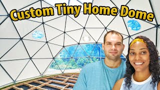 Customizing Our 1st Tiny Home Glamping Dome for [Airbnb]