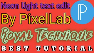 How to edit text to neon light || नियॉन लाइट की तरह टेक्स्ट को कैसे लिखें || #technical #trakintech screenshot 2