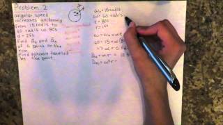 Engineering Dynamics 4: Rotation about Fixed Axis- Ex 2 : Const Angular Acceleration