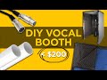 How to build a diy vocal booth for under 200  build a portable recording booth