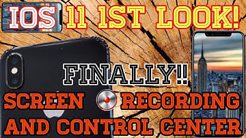 IOS 11 First Look With Tips & Tricks! Finally iPhone Screen Recording!! Must See!