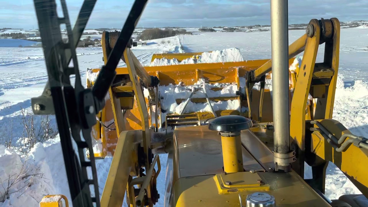 Hydremaen på vinter arbejde