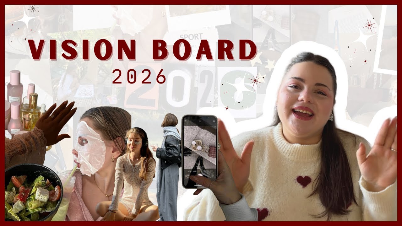 Manifestiamo il 2026✨ || creiamo insieme la mia vision board! ☁️
