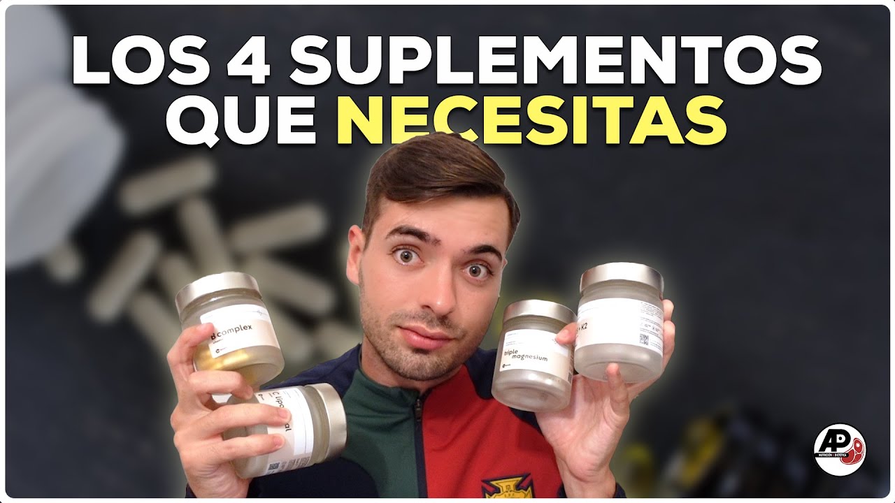 ✅ REVELO Los 4 SUPLEMENTOS Que NECESITAS Para NO Caer ENFERMO