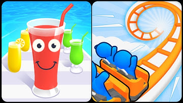 Juice Run 3D🆚Runner Coaster 3D New Levels Big New Update Max Walkthrough Android iOS Gameplay level3