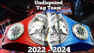 All Of WWE Undisputed Tag Team Championship PPV Match Card Compilation (2022-2024) With Title Change