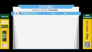 Peterlee CC 1st XI v Dawdon Welfare CC 1st XI