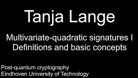 Multivariate-quadratic signatures I - Definitions and basic concepts