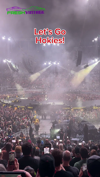 METALLICA at Virginia Tech Stadium! #hokies #vt #virginiatech