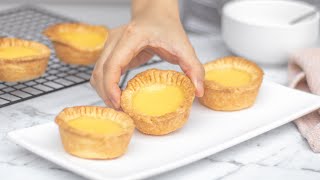How to Make Egg Tarts | Easy No Tart Pan Recipe | Hong Kong Style