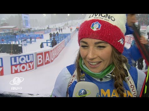#2019Ostersund Wierer: "It's amazing, I was so nervous at last shooting"