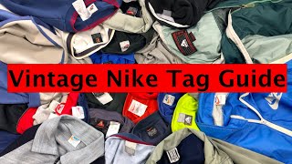 nike clothing tag history