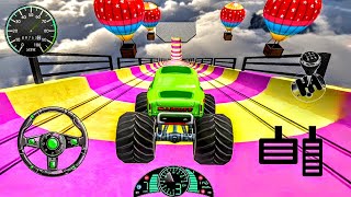 Monster Truck Mega Ramp Impossible Driver - Mega Ramp Car Stunt Master Simulator - Android Gameplay screenshot 2