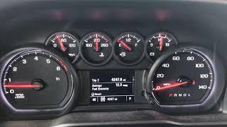 2020 Silverado 2500HD Gas mpg range hwy