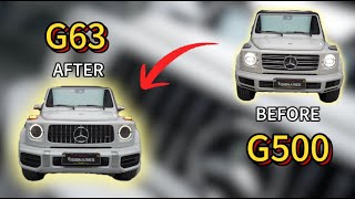 【Car  tuning】Is this a G500 or a G63? Watch how I transform the G500 to resemble the G63.