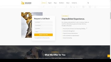 Builderry - Construction and Building WordPress Theme