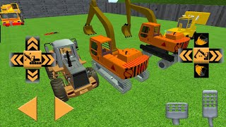 City Border Wall Construction Track Game #2 - Heavy Excavator Simulator  - JCB Wala Game android screenshot 5