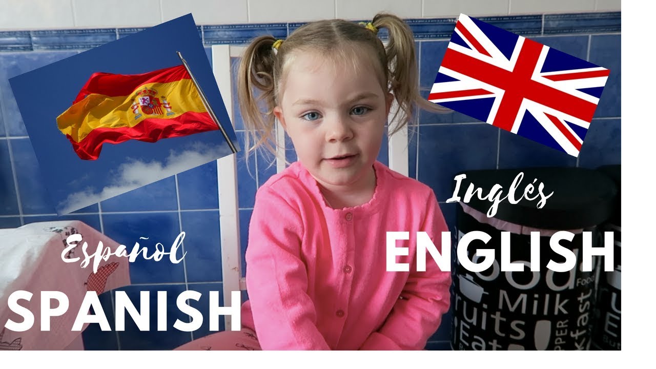 Para buscar refugio infraestructura llamada NIÑA BILINGÜE HABLANDO EN INGLÉS Y EN ESPAÑOL | BILINGUAL 4 YEAR OLD  SPEAKING SPANISH AND ENGLISH - YouTube