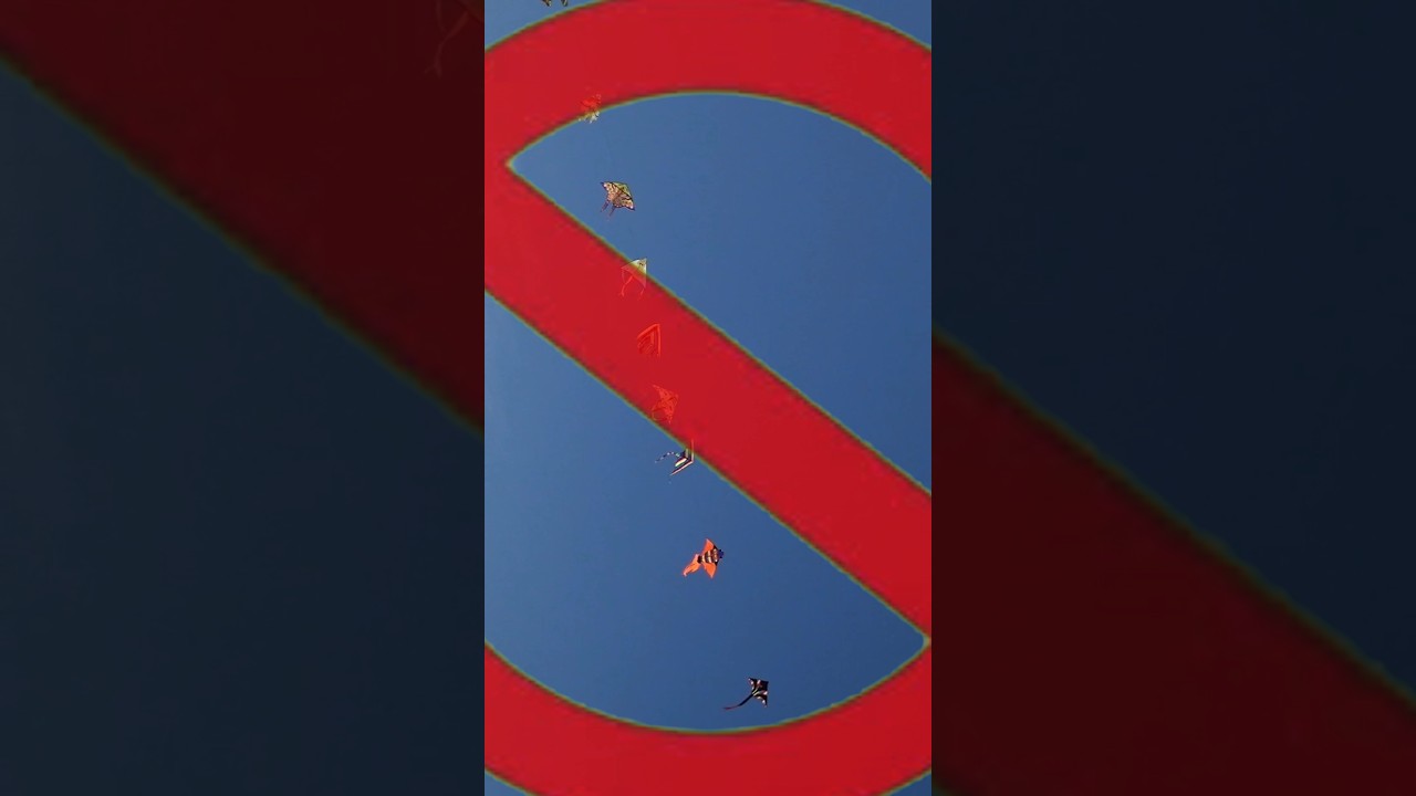 Kite 🪁 Flying Is Banned 🚫shorts YouTube