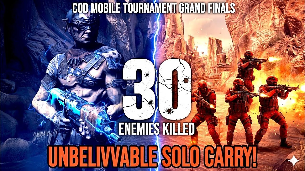 30 KILLS IN GRAND FINALS?! 🤯 UNBELIEVABLE SOLO CARRY - COD MOBILE ...
