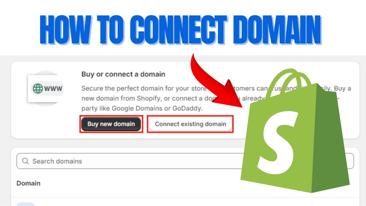 How to Connect Domain with Shopify (EASY GUIDE 2025) - YouTube