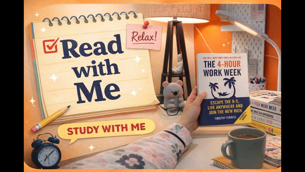 Read With Me! 📖☕(40 minutes) | Calm & Focused Reading Session