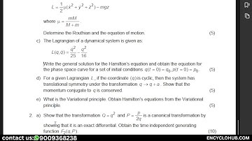 What is the Variational principle. Obtain Hamilton’s equations from the Variational principle.