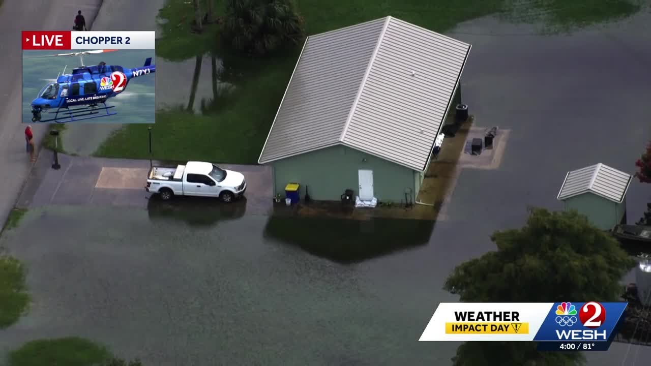 Heavy rain floods parts of Central Florida on Friday - YouTube