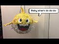 Piñata de baby shark 🦈❤️ tutorial😱 babyshark piñata❤️