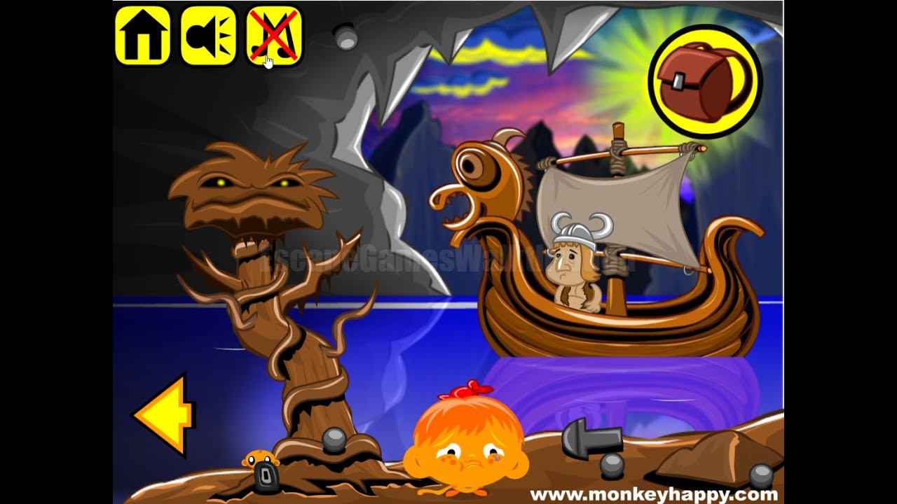 Monkey GO Happy Stage 446 - The Viking Ice King - Chapter 2