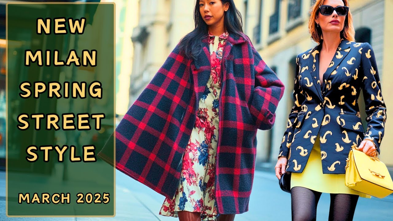 Весенние модные тенденции Милана 🇮🇹: новые идеи итальянского уличного стиля