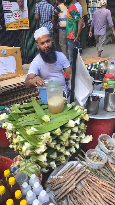 Hardworking Man Selling Aloe Vera Juice - Healthy street food #shorts