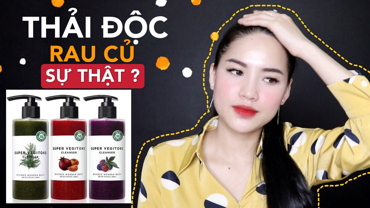 SỰ THẬT VỀ SỮA RỬA MẶT RAU CỦ THẢI ĐỘC | Ha Linh Official